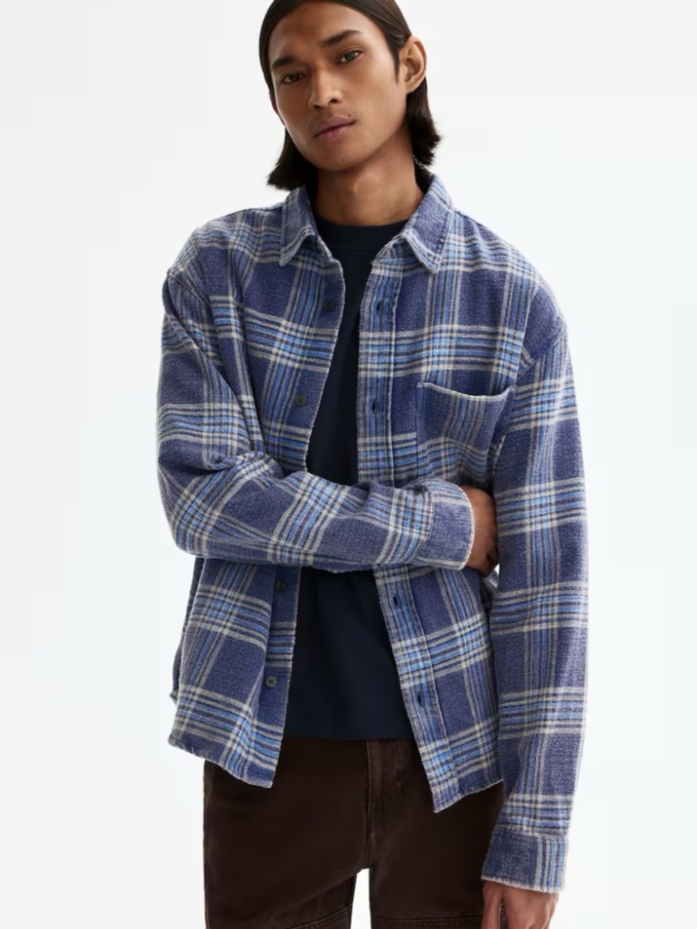 H&M Relaxed Fit Cotton Shirt - size M - NWT
